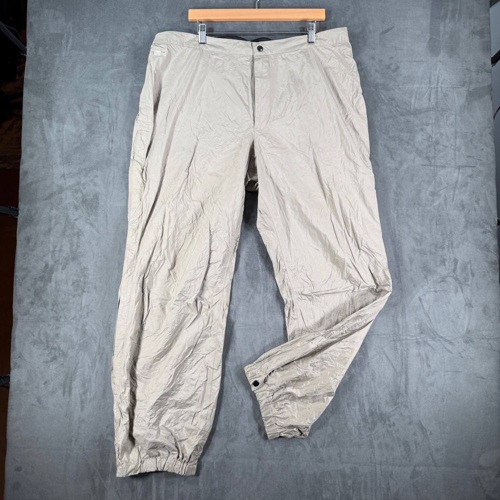 Patagonia Torrentshell 3L Rain Pants Mens XXL Tan H2No Waterproof Shell Hiking